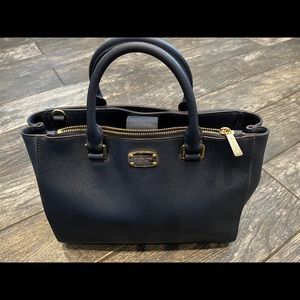 Authentic navy blue Michael kors bag